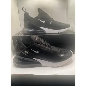 Nike Air Max 270 Sneaker in Black/Anthracite/White/Red, Size 9.5 (AH8050-002)